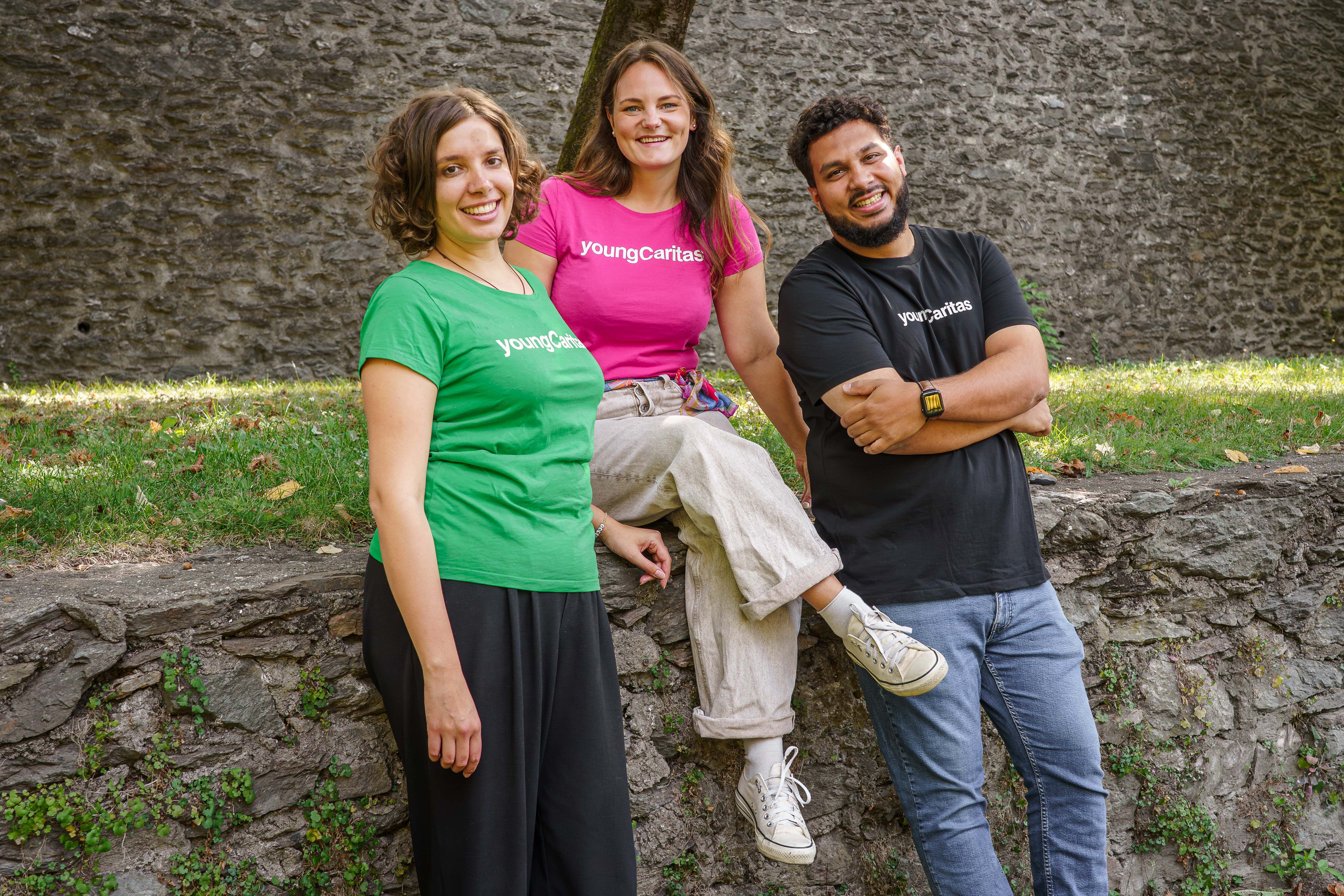 Theresa, Sarah und Mario